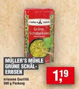 Handelshof MÜLLER'S MÜHLE GRÜNE SCHÄLERBSEN Angebot