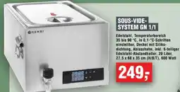 Handelshof SOUS-VIDE-SYSTEM GN 1/1 Angebot
