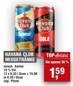 Handelshof HAVANA CLUB MIXGETRÄNKE Angebot
