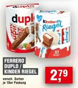 Handelshof FERRERO DUPLO / KINDER RIEGEL Angebot