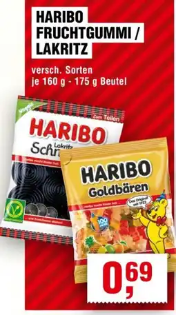 Handelshof HARIBO FRUCHTGUMMI / LAKRITZ Angebot