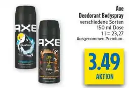 diska Axe Deodorant Bodyspray Angebot