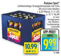 diska Paulaner Spezi Angebot
