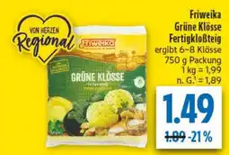 diska Friweika Grüne Klöße Fertigkloßteig Angebot