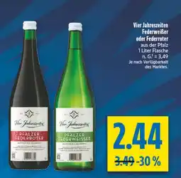 diska Vier Jahreszeiten PFALZER FEDERWEISSER Angebot