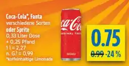 diska Coca-Cola*, Fanta, Sprite Angebot