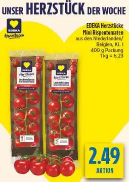 diska EDEKA Herzstücke Mini Rispentomaten Angebot