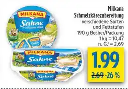 diska Milkana Schmelzkäse Zubereitung Sahne Angebot