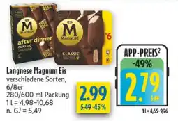 diska Langnese Magnum Eis Angebot