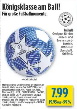 diska Fußball UEFA Champions League Angebot