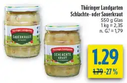 diska Thüringer Landgarten Schachte- oder Sauerkraut Angebot