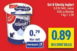 diska Gut & Günstig Joghurt Angebot