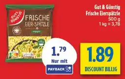 diska Gut & Günstig Frische Eierspätzle Angebot