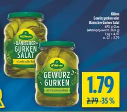 diska Kühne Gewürz Gurken Angebot