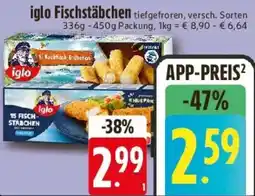 Edeka iglo Fischstäbchen Angebot
