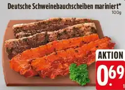 E-Center Deutsche Schweinebauchscheiben mariniert Angebot