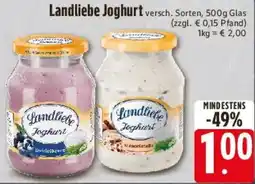 E-Center Landliebe Joghurt Angebot