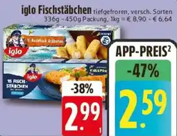 E-Center iglo Fischstäbchen Angebot