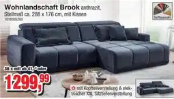 Möbelfundgrube Wohnlandschaft Brook anthrazit Angebot