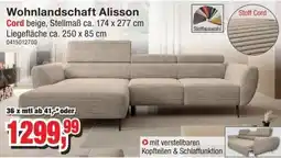 Möbelfundgrube Wohnlandschaft Alisson Angebot