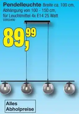 Möbelfundgrube Pendelleuchte Angebot