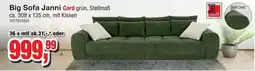 Möbelfundgrube Big Sofa Janni Cord Angebot