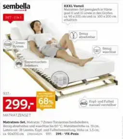 XXXLutz Sembella matratzenset Angebot