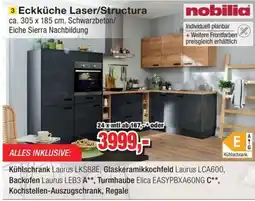 Möbelfundgrube Eckküche Laser/Structura Angebot
