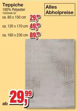 Möbelfundgrube Teppiche 100% Polyester Angebot
