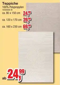 Möbelfundgrube Teppiche 100% Polypropylen Angebot