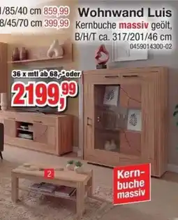 Möbelfundgrube Wohnwand Luis Angebot