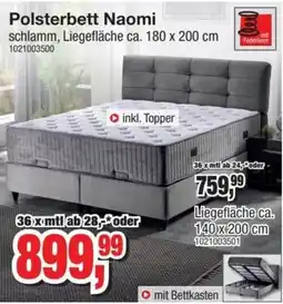 Möbelfundgrube Polsterbett Naomi Angebot