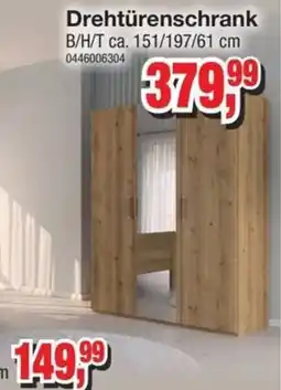 Möbelfundgrube Drehtürenschrank Angebot