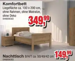 Möbelfundgrube Komfortbett Angebot