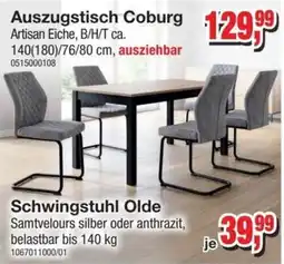 Möbelfundgrube Auszugstisch Coburg Angebot