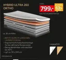 XXXLutz Hybrid ultra 260 ortho kaltschaummatratze Angebot