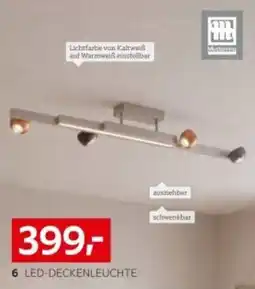 XXXLutz 6 LED-DECKENLEUCHTE Angebot