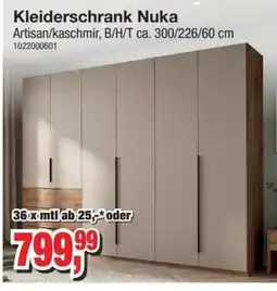 Möbelfundgrube Kleiderschrank Nuka Angebot