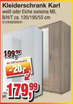 Möbelfundgrube Kleiderschrank Karl Angebot