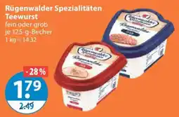 V Markt Rügenwalder Spezialitäten Teewurst Angebot