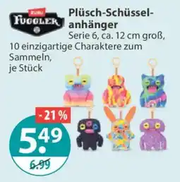 V Markt Plüsch-Schüsselanhänger FUGGLER Angebot