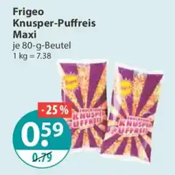 V Markt Frigeo Knusper-Puffreis Maxi Angebot