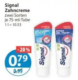 V Markt Signal Zahncreme Angebot