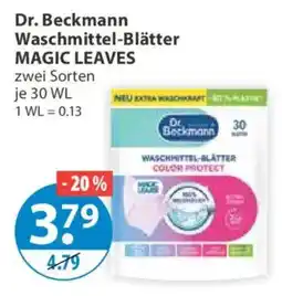 V Markt Dr. Beckmann Waschmittel-Blätter MAGIC LEAVES Angebot