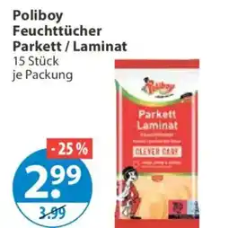 V Markt Poliboy Feuchttücher Parkett / Laminat Angebot