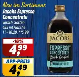 Simmel Jacobs Espresso Concentrate Angebot