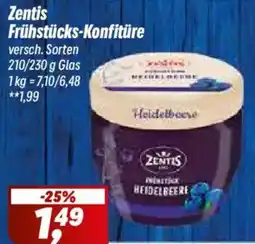 Simmel Zentis Frühstücks-Konfitüre Angebot