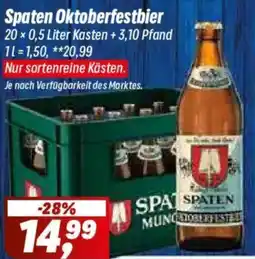 Simmel Spaten Oktoberfestbier Angebot