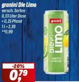 Simmel granini Die Limo Angebot