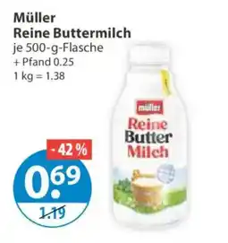 V Markt Müller Reine Buttermilch Angebot